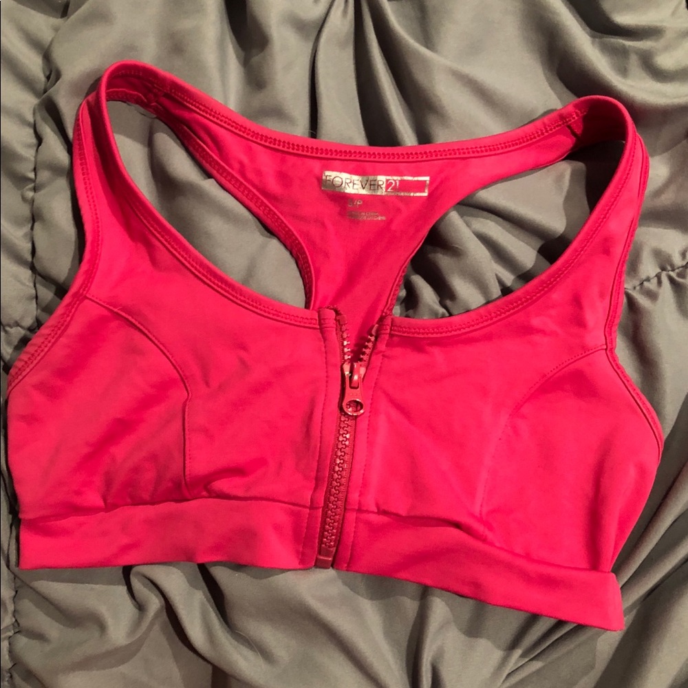 Adorable pink sports bra